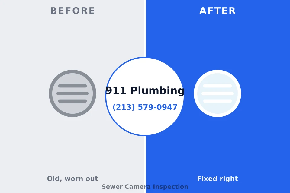 Before and after: plumbing company Bay City, TX